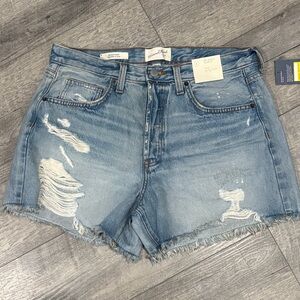 Universal Thread Blue Distressed Jean Shorts